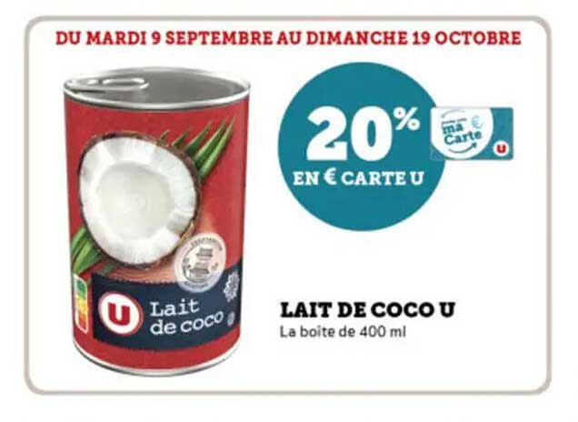 LAIT DE COCO U