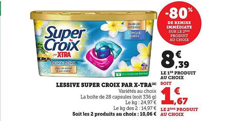 LESSIVE SUPER CROIX PAR X-TRA