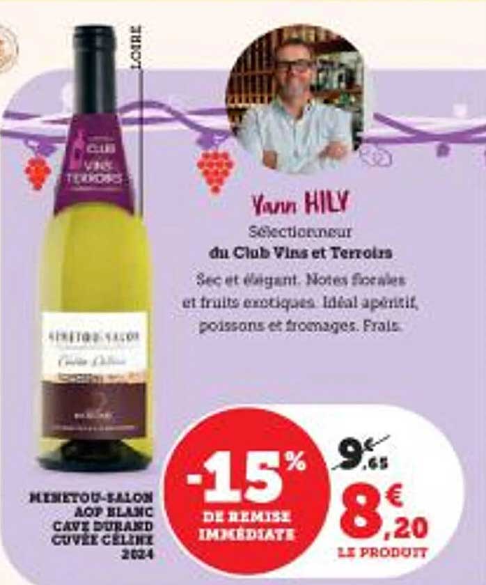 Menetou-Salon AOP Blanc - Cuvée Céline 2024