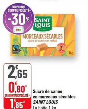 Morceaux Séchables Saint Louis - 1 kg