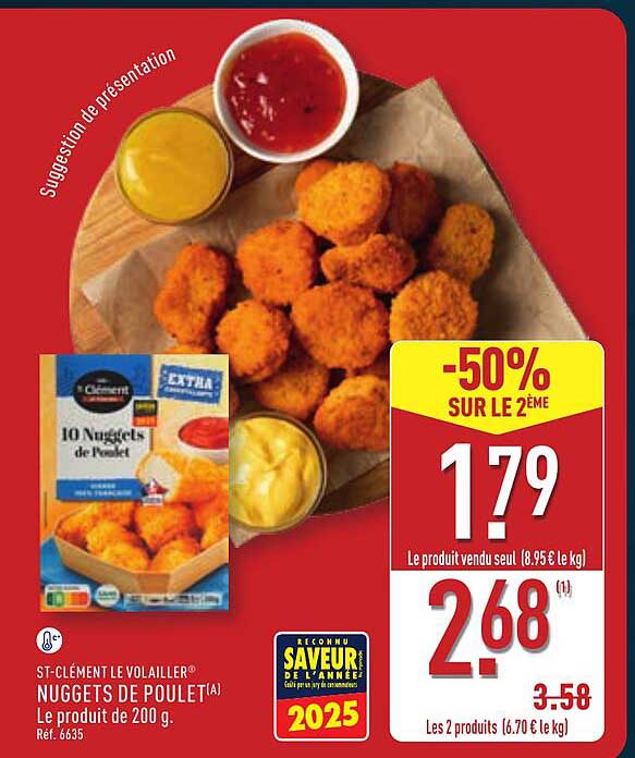 NUGGETS DE POULET