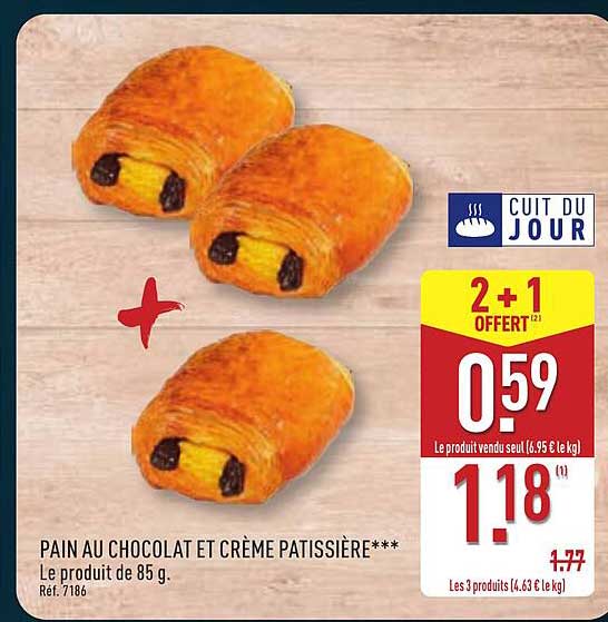 PAIN AU CHOCOLAT ET CRÈME PATISSIÈRE***
