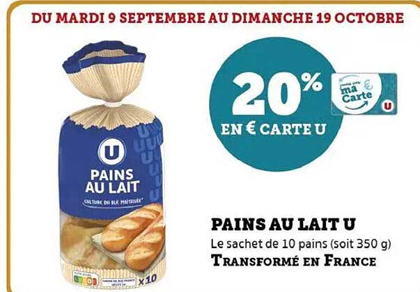 PAINS AU LAIT U