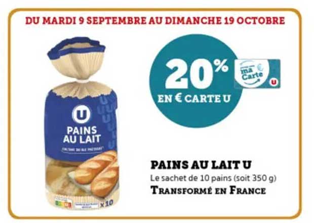 PAINS AU LAIT U