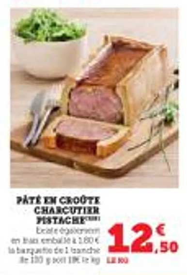 Pâté en croûte charcutier pistache