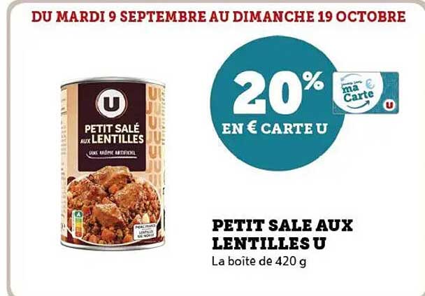 PETIT SALE AUX LENTILLES U