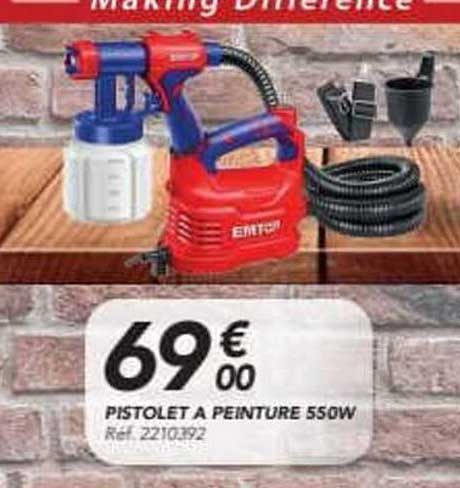 PISTOLET A PEINTURE 550W