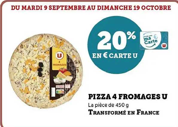 PIZZA 4 FROMAGES U