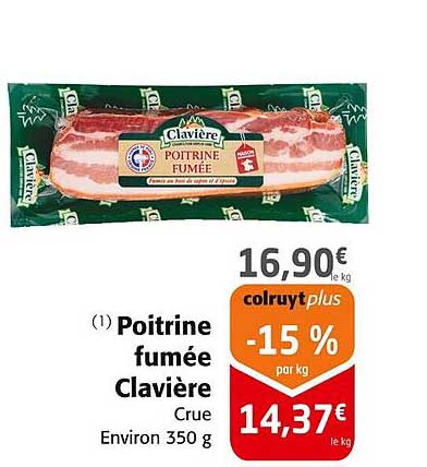 Poitrine fumée Clavière