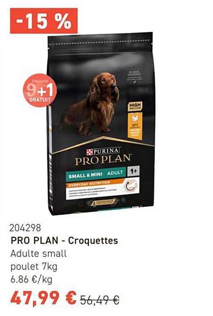 PRO PLAN - Croquettes Adultes Small & Mini