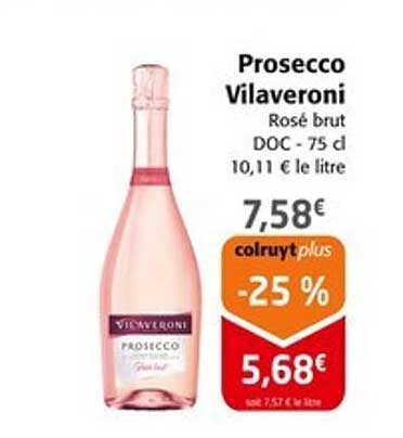 Prosecco Vilaveroni Rosé brut DOC - 75 cl