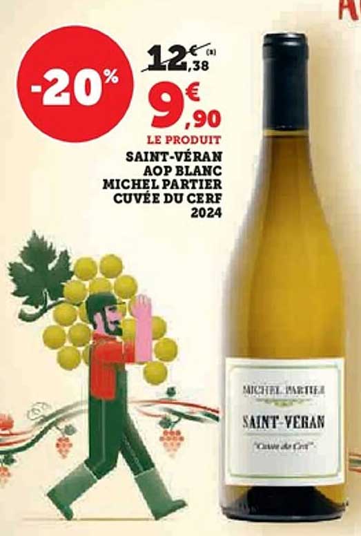 SAINT-VÉRAN AOP BLANC MICHEL PARTIER CUVÉE DU CERF 2024