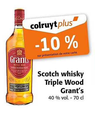 Scotch whisky Triple Wood Grant’s