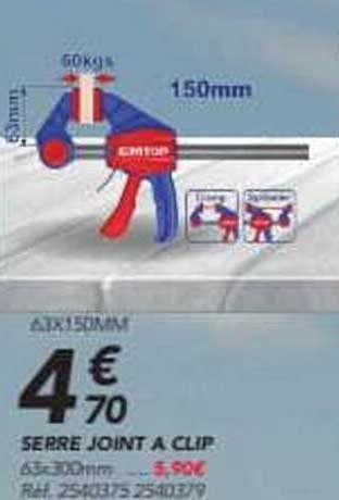 SERRE JOINT A CLIP