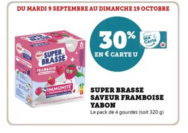 SUPER BRASSÉ SAVEUR FRAMBOISE YABON