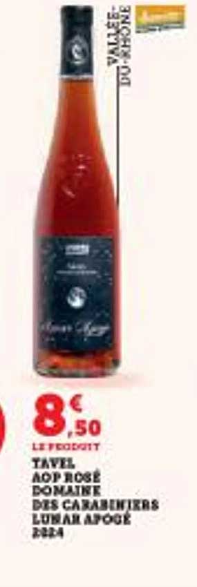 TAVEL AOP ROSÉ DOMAINE DES CARABINIERS LUNAR APOGÉ 2024