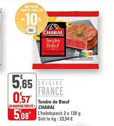 Tendre de Bœuf