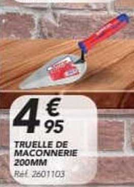 TRUELLE DE MACONNERIE 200MM