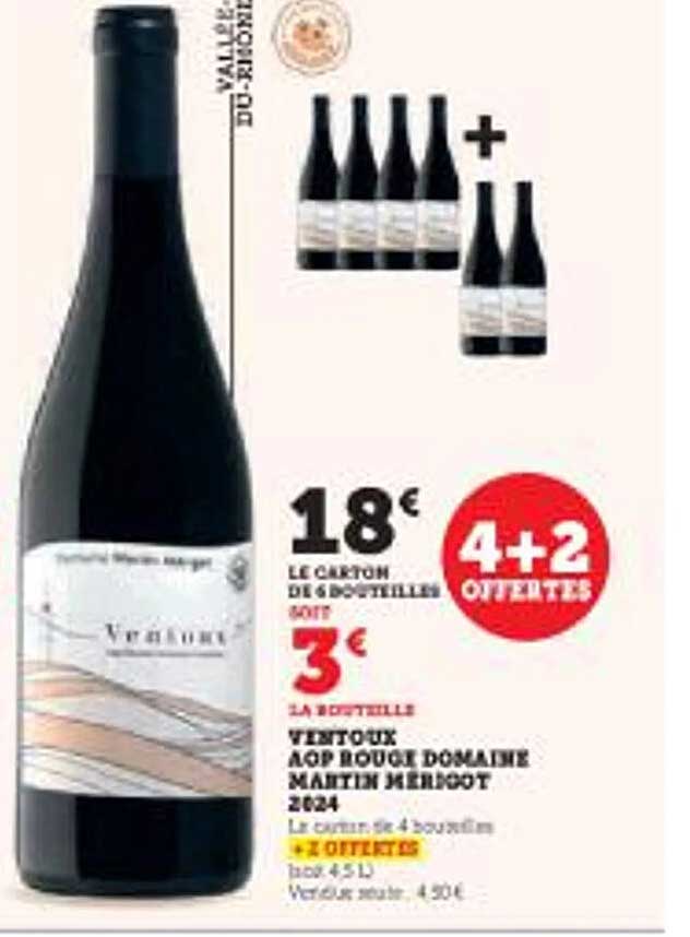 VENTOUX AOP ROUGE DOMAINE MARTIN MERIGOT 2024