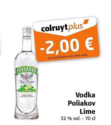 Vodka Poliakov Lime