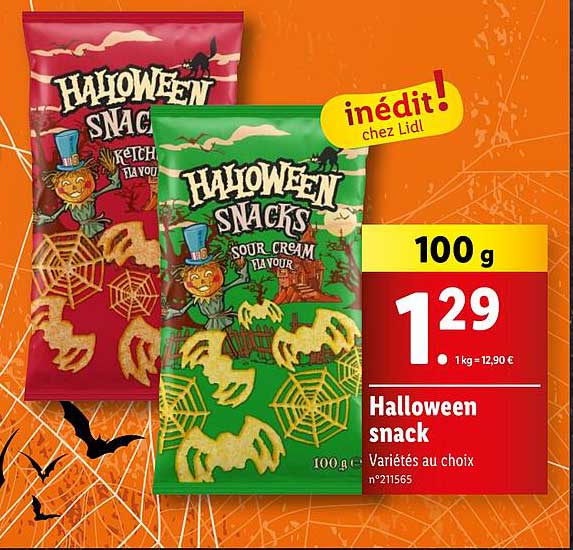 Promo Halloween Snack Chez Lidl 123Catalogue fr promo-halloween-snack-chez-lidl-123catalogue-fr