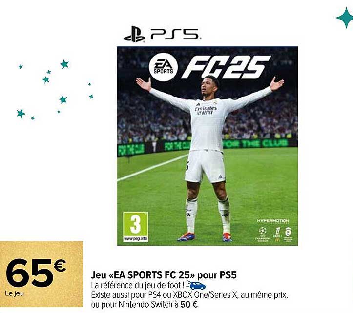 Jeu FC 25 (FIFA 25) Pour PS5 - Neuf Sous Blister