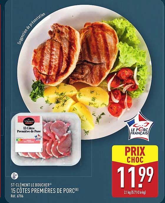 15 Côtes Premières de Porc