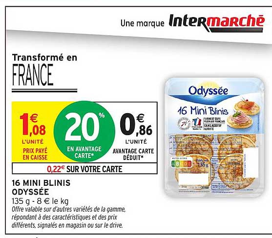 16 MINI BLINIS ODYSSÉE