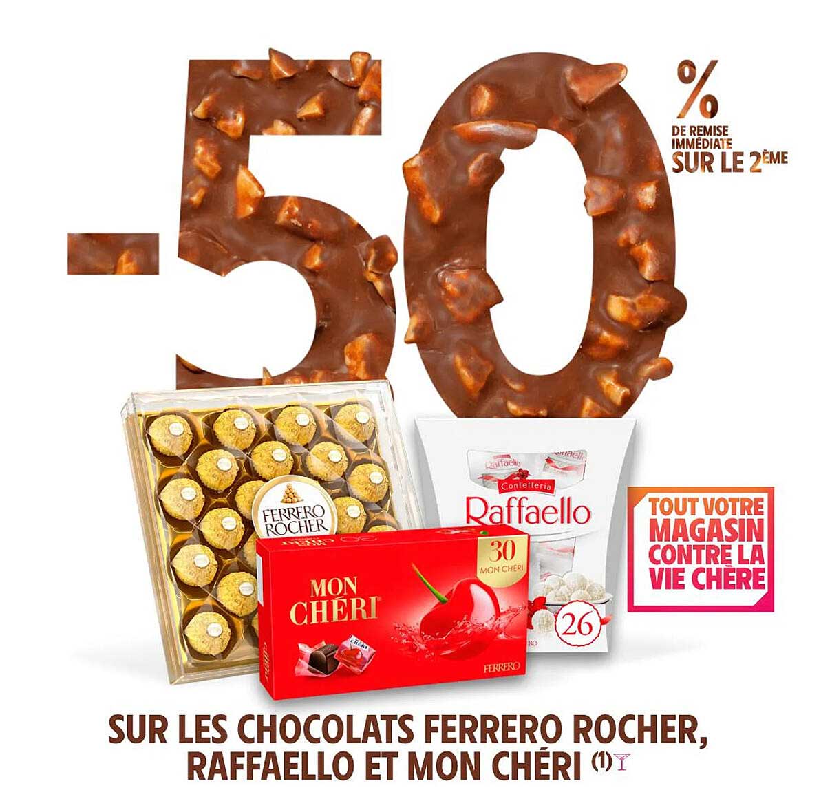 -50% de remise immédiate sur le 2ème