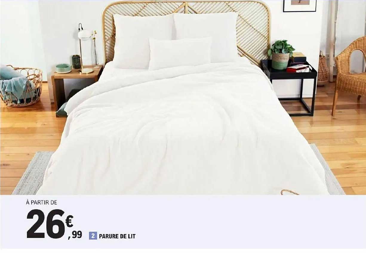 À partir de 26,99 € Parure de lit