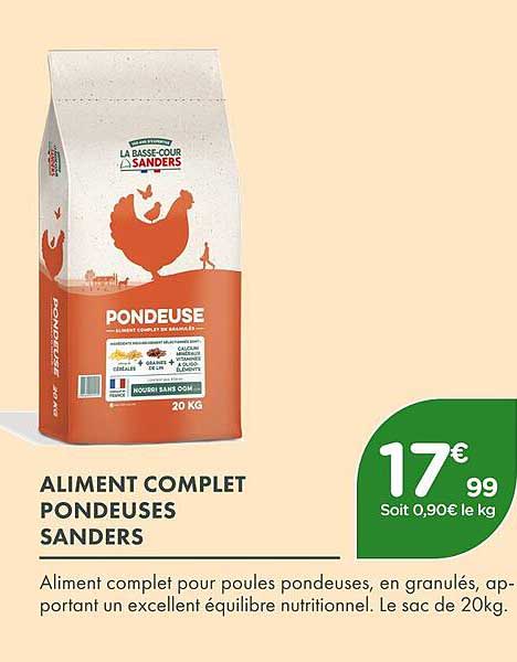 ALIMENT COMPLET PONDEUSES SANDERS