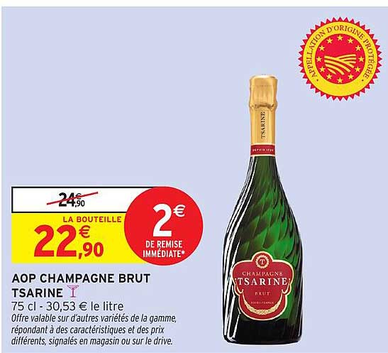 AOP CHAMPAGNE BRUT TSARINE