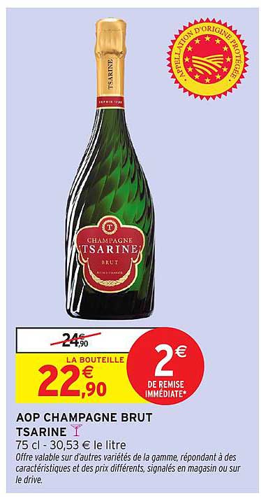 AOP CHAMPAGNE BRUT TSARINE