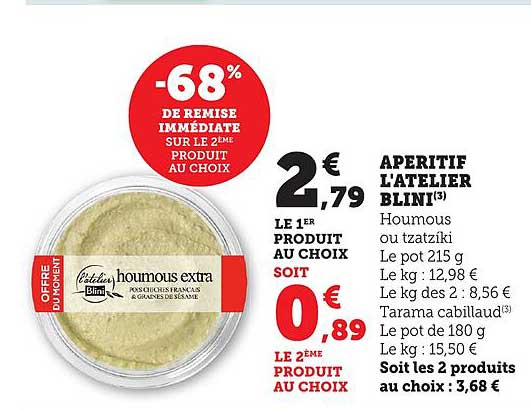 APÉRITIF L'ATELIER BLINI