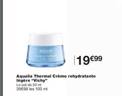Aqualia Thermal Crème réhydratante légère “Vichy”