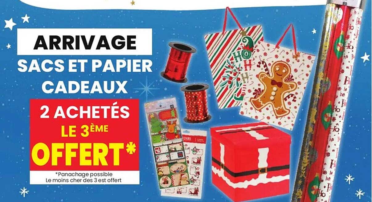 ARRIVAGE SACS ET PAPIER CADEAUX