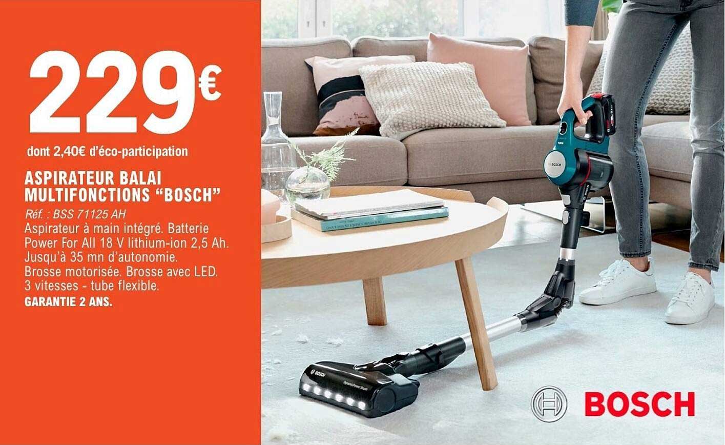 ASPIRATEUR BALAI MULTIFONCTIONS "BOSCH"