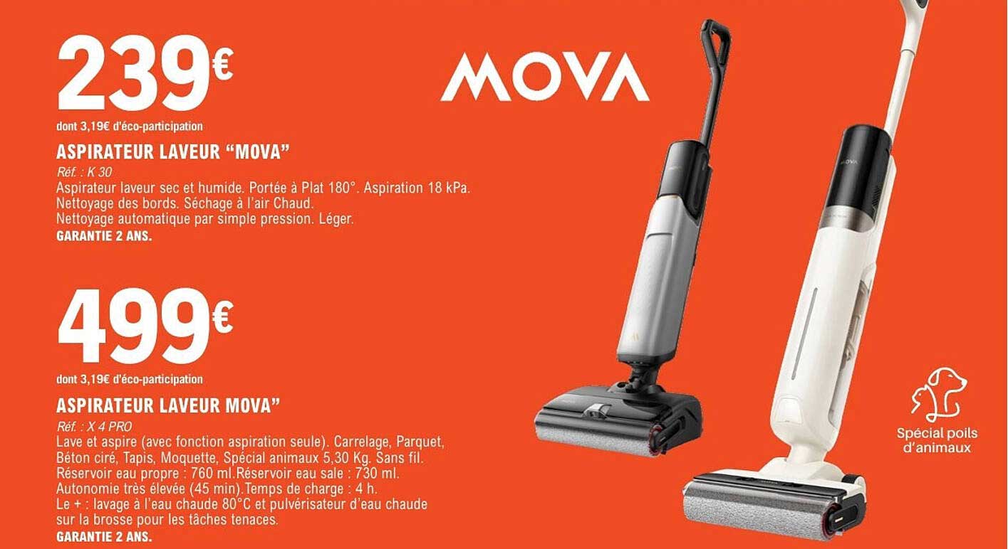 ASPIRATEUR LAVEUR “MOVA”
