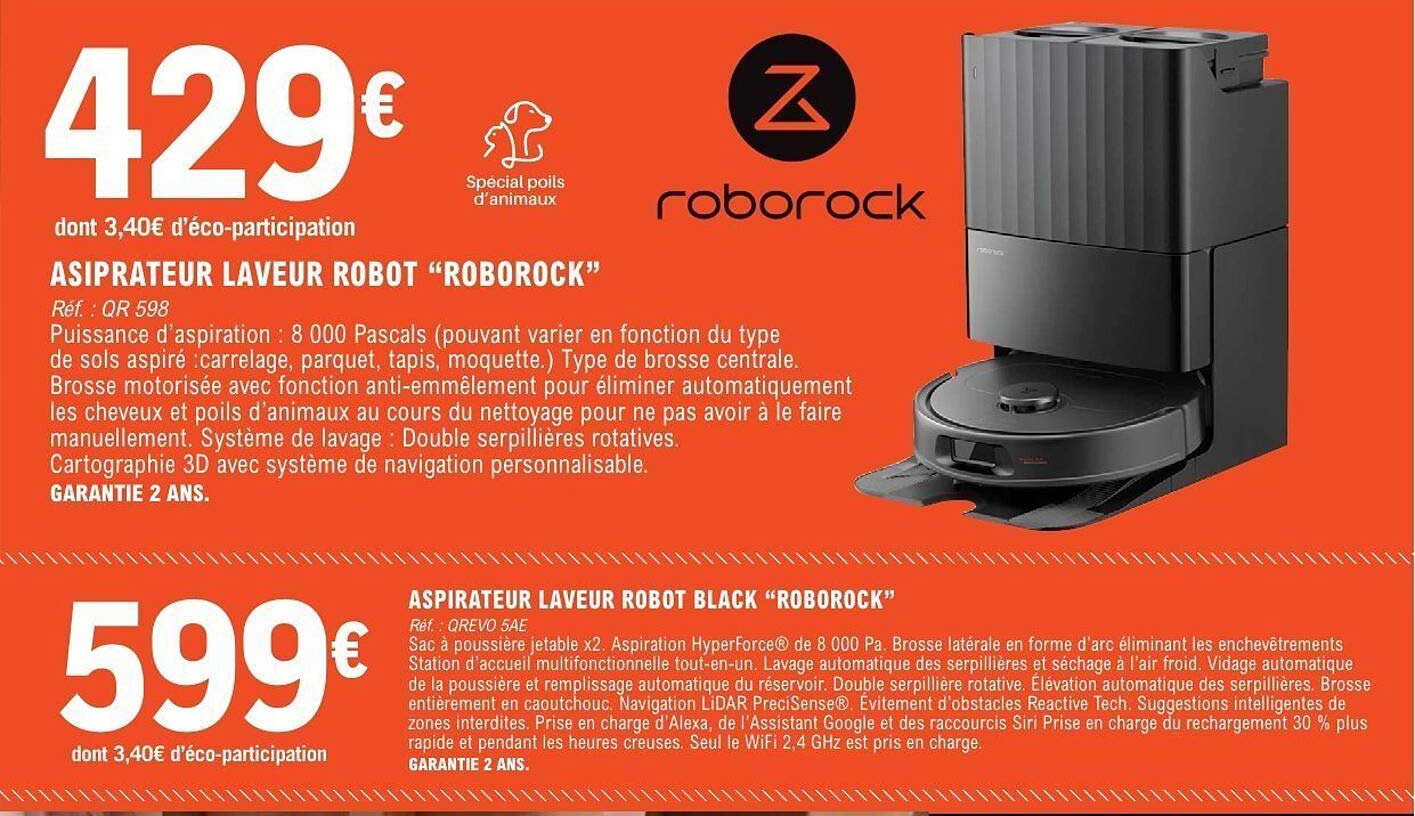 ASPIRATEUR LAVEUR ROBOT "ROBOROCK"