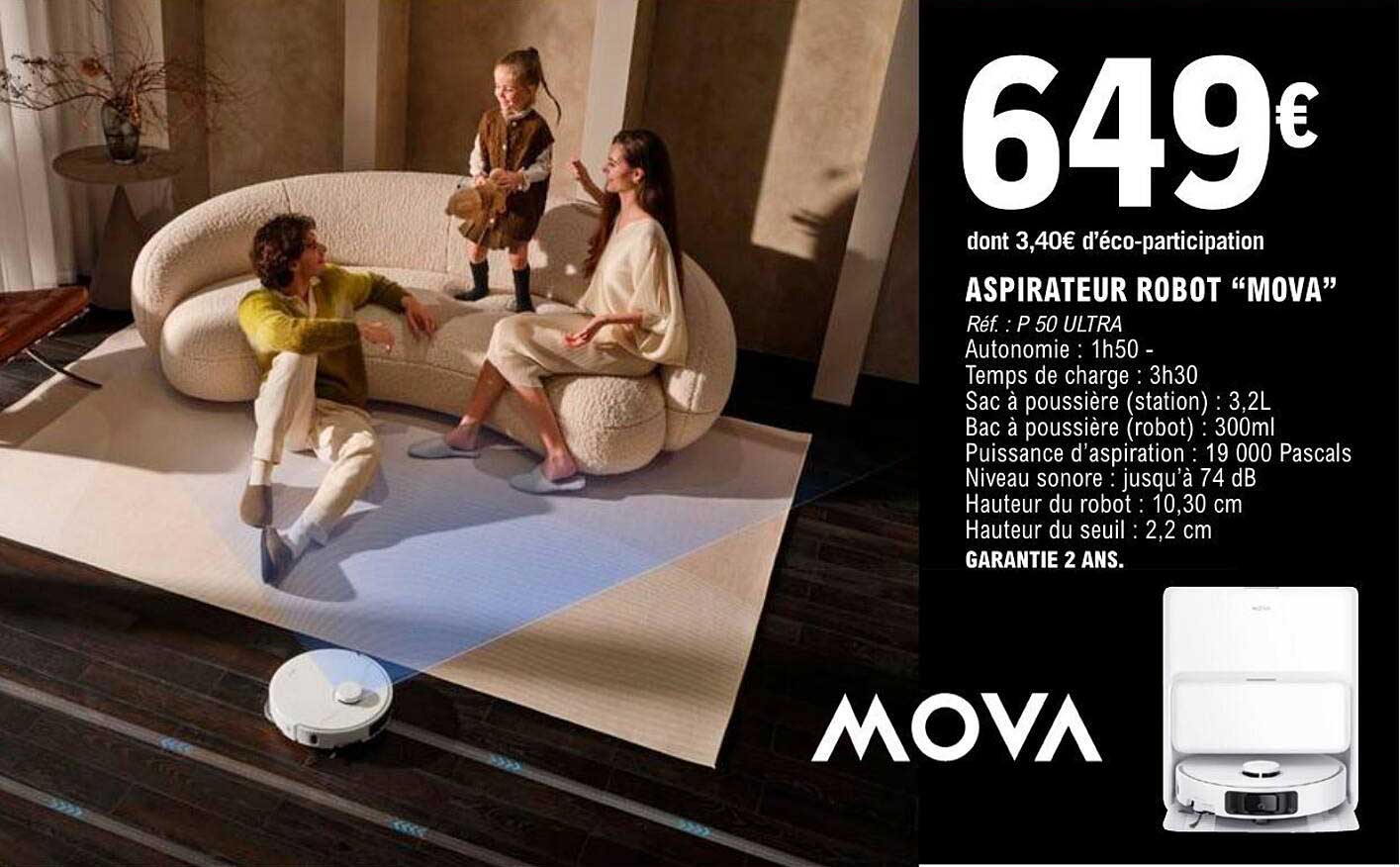 ASPIRATEUR ROBOT "MOVA"