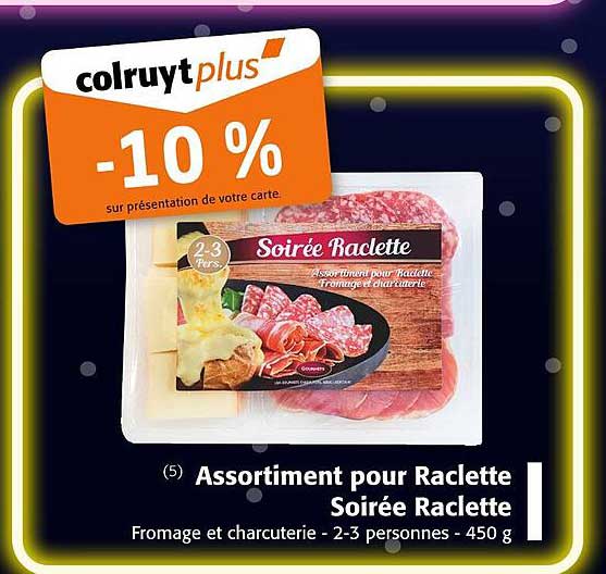 Assortiment pour Raclette Soirée Raclette