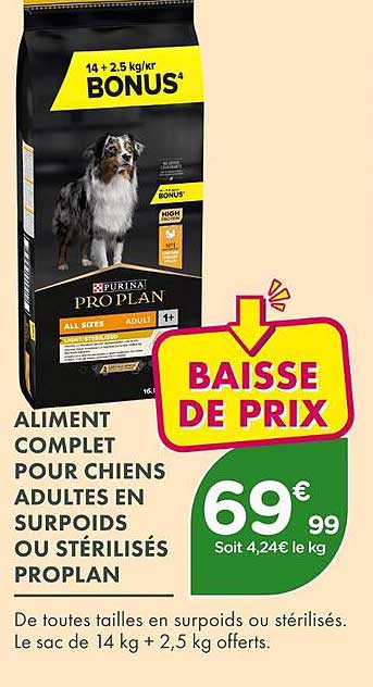 BAISSE DE PRIX