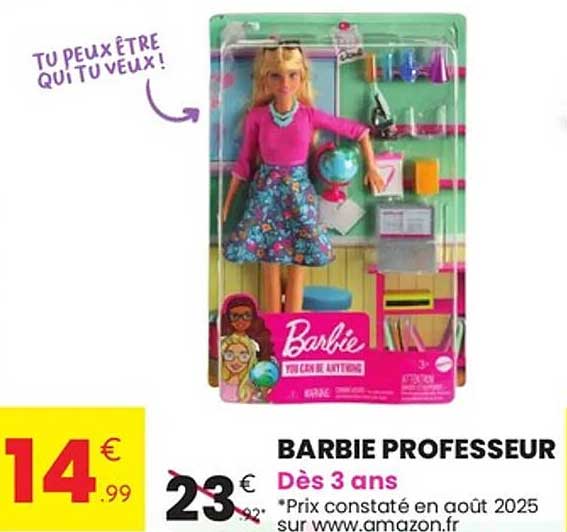 BARBIE PROFESSEUR