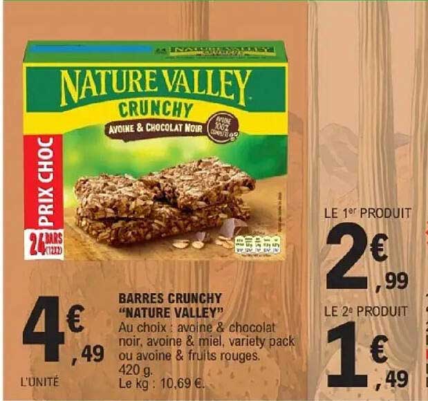 BARRES CRUNCHY “NATURE VALLEY”