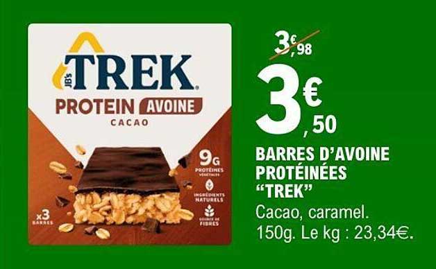 BARRES D’AVOINE PROTÉINÉES “TREK”