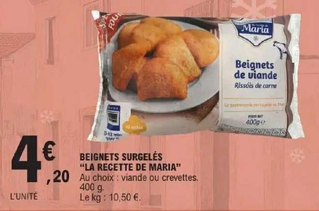 BEIGNETS SURGELÉS "LA RECETTE DE MARIA"