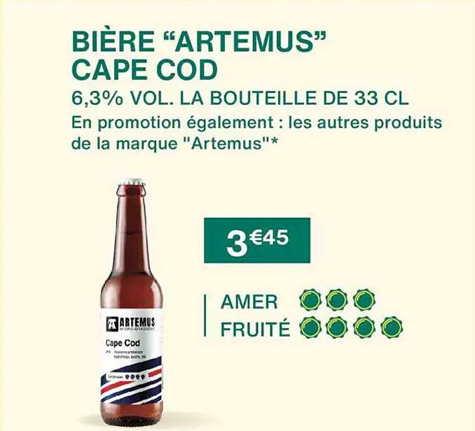 BIÈRE “ARTEMUS” CAPE COD