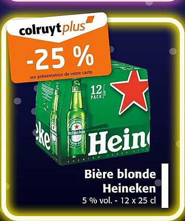 Bière blonde Heineken