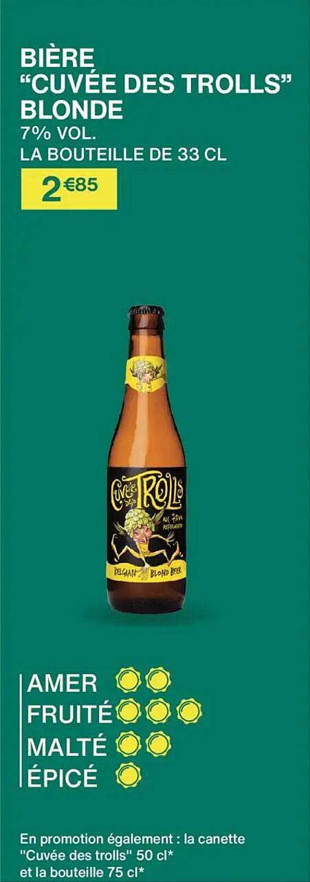 BIÈRE “CUVÉE DES TROLLS” BLONDE