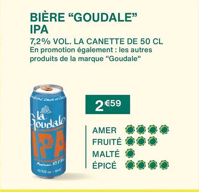 Bière “Goudale” IPA